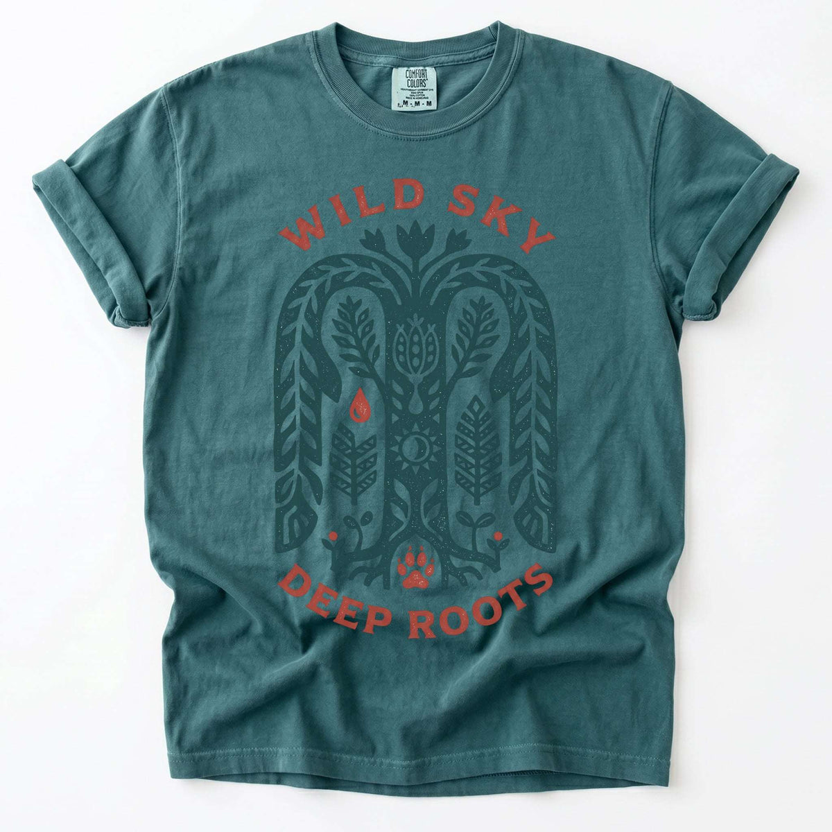 Wild Sky Deep Roots Vintage Washed T-Shirt