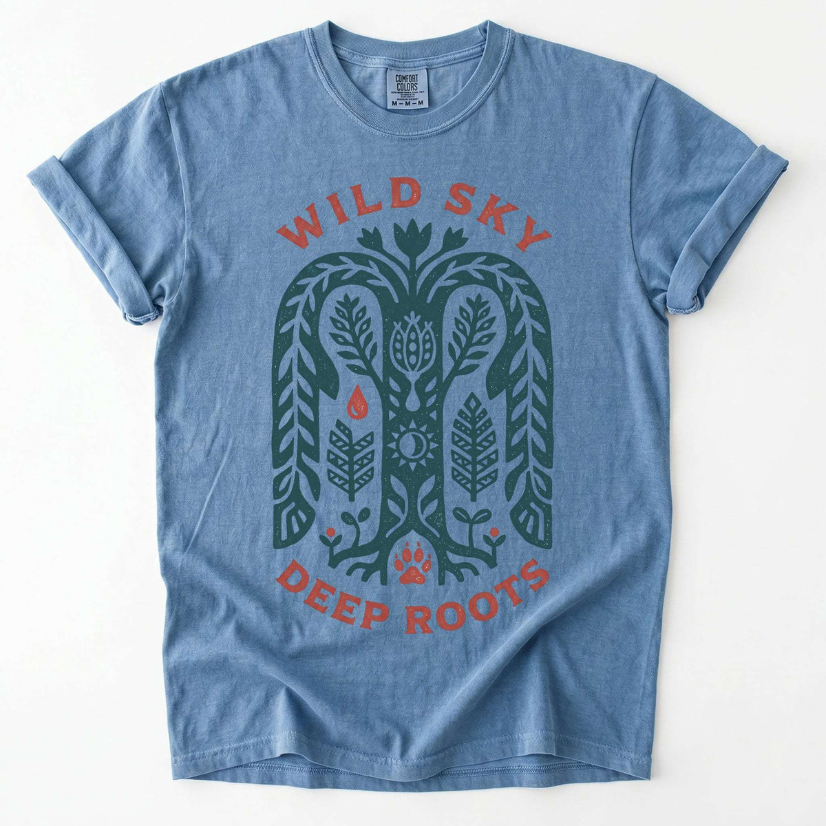 Wild Sky Deep Roots Vintage Washed T-Shirt