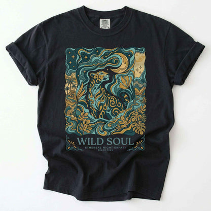 Wild Soul Night Safari Vintage Washed T-Shirt