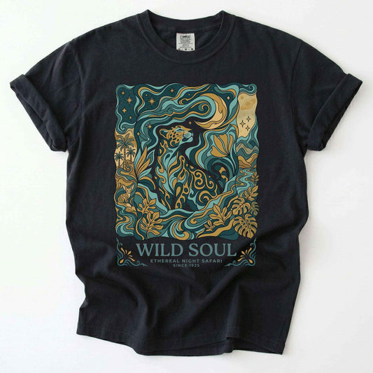 Wild Soul Night Safari Vintage Washed T-Shirt