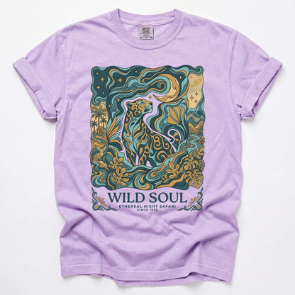 Wild Soul Night Safari Vintage Washed T-Shirt
