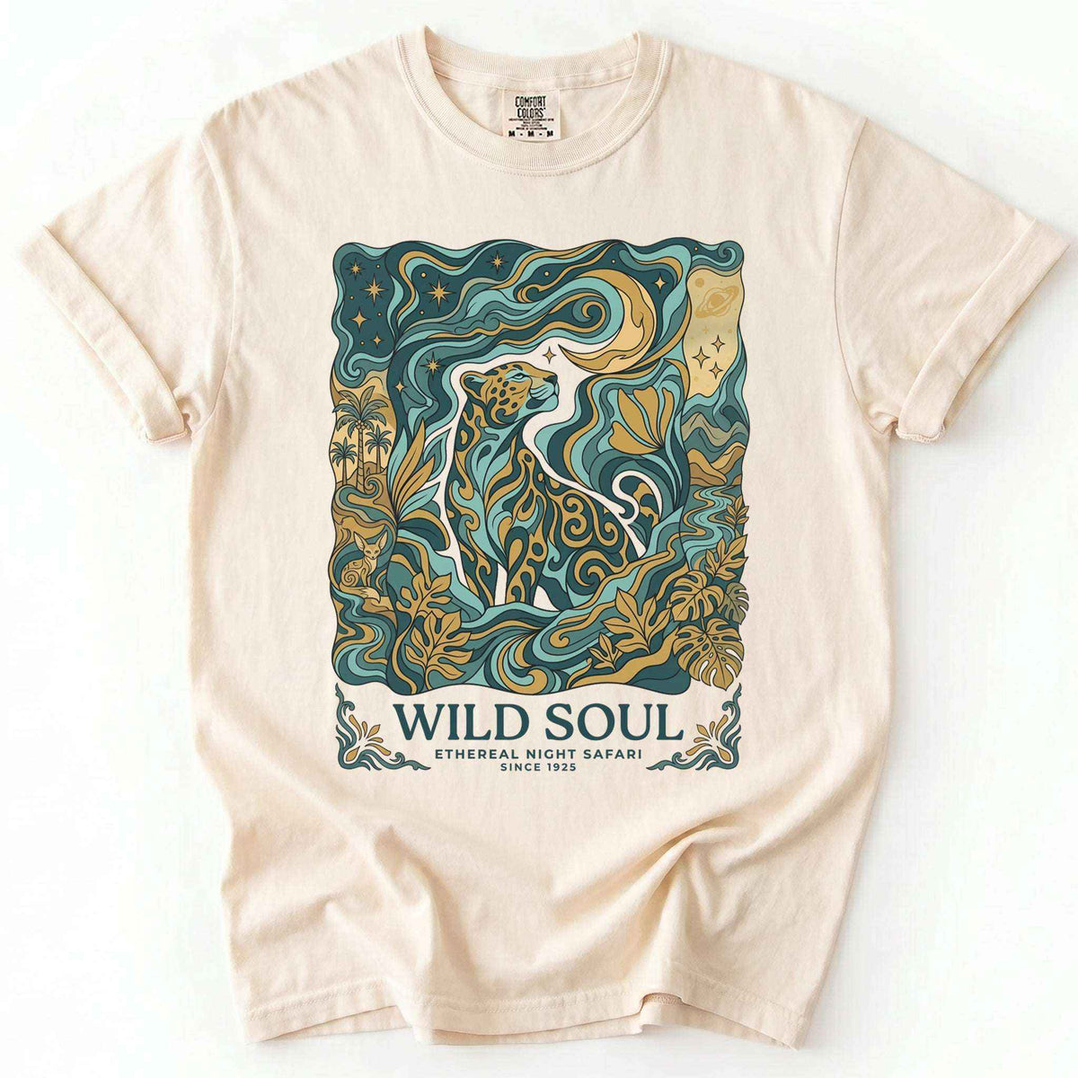 Wild Soul Night Safari Vintage Washed T-Shirt