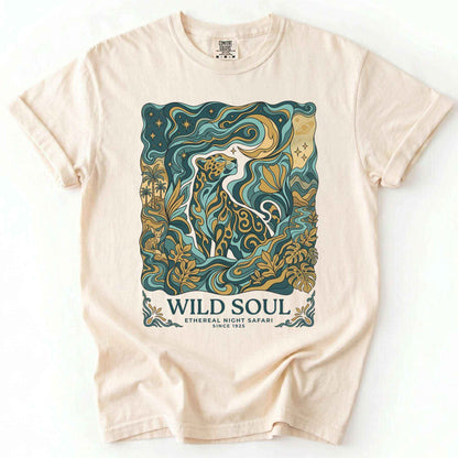 Wild Soul Night Safari Vintage Washed T-Shirt