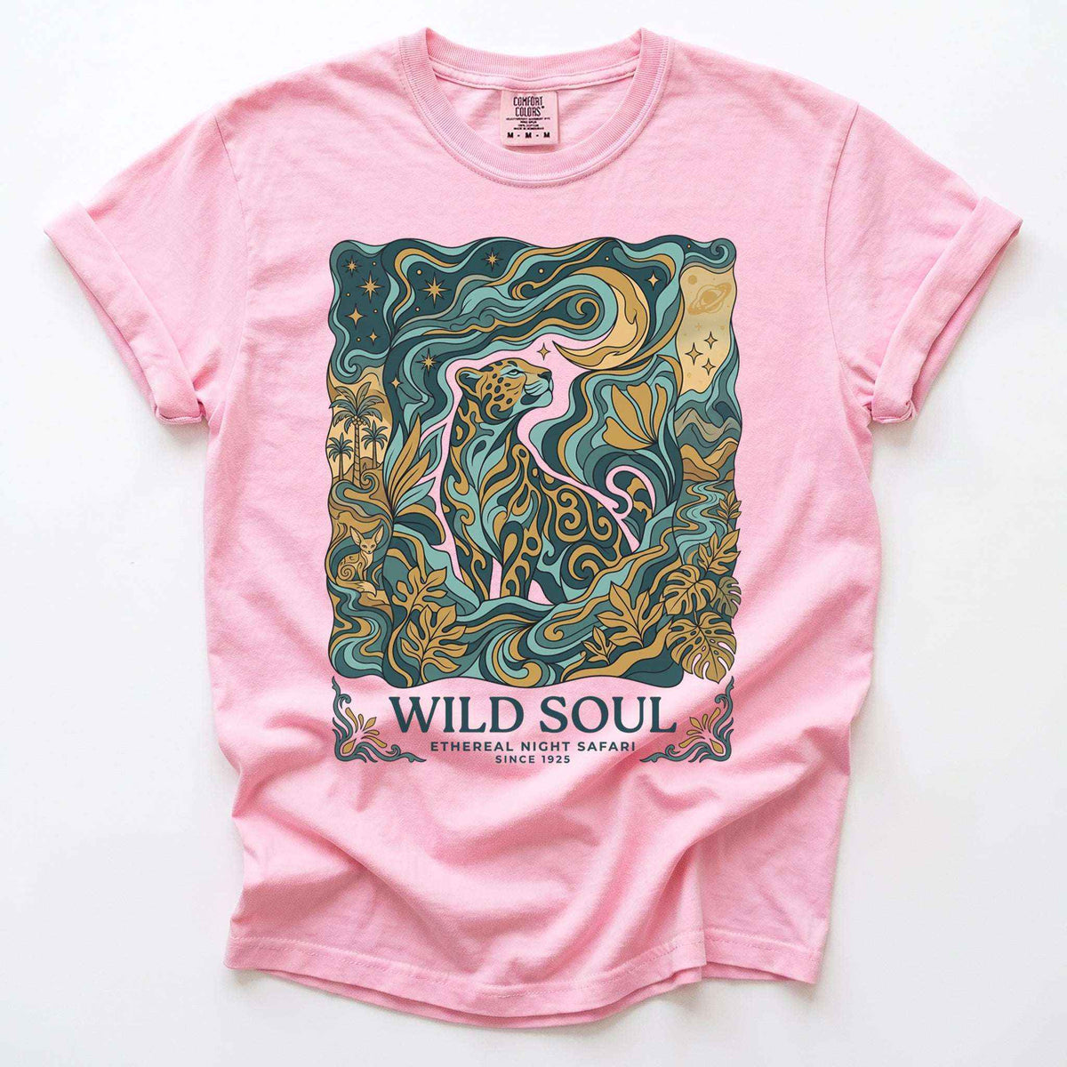 Wild Soul Night Safari Vintage Washed T-Shirt