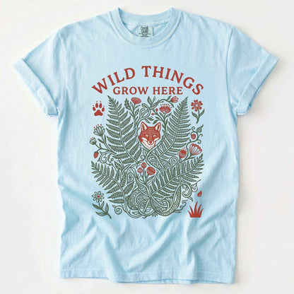 Wild Things Grow Here Vintage Washed T-Shirt