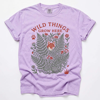 Wild Things Grow Here Vintage Washed T-Shirt