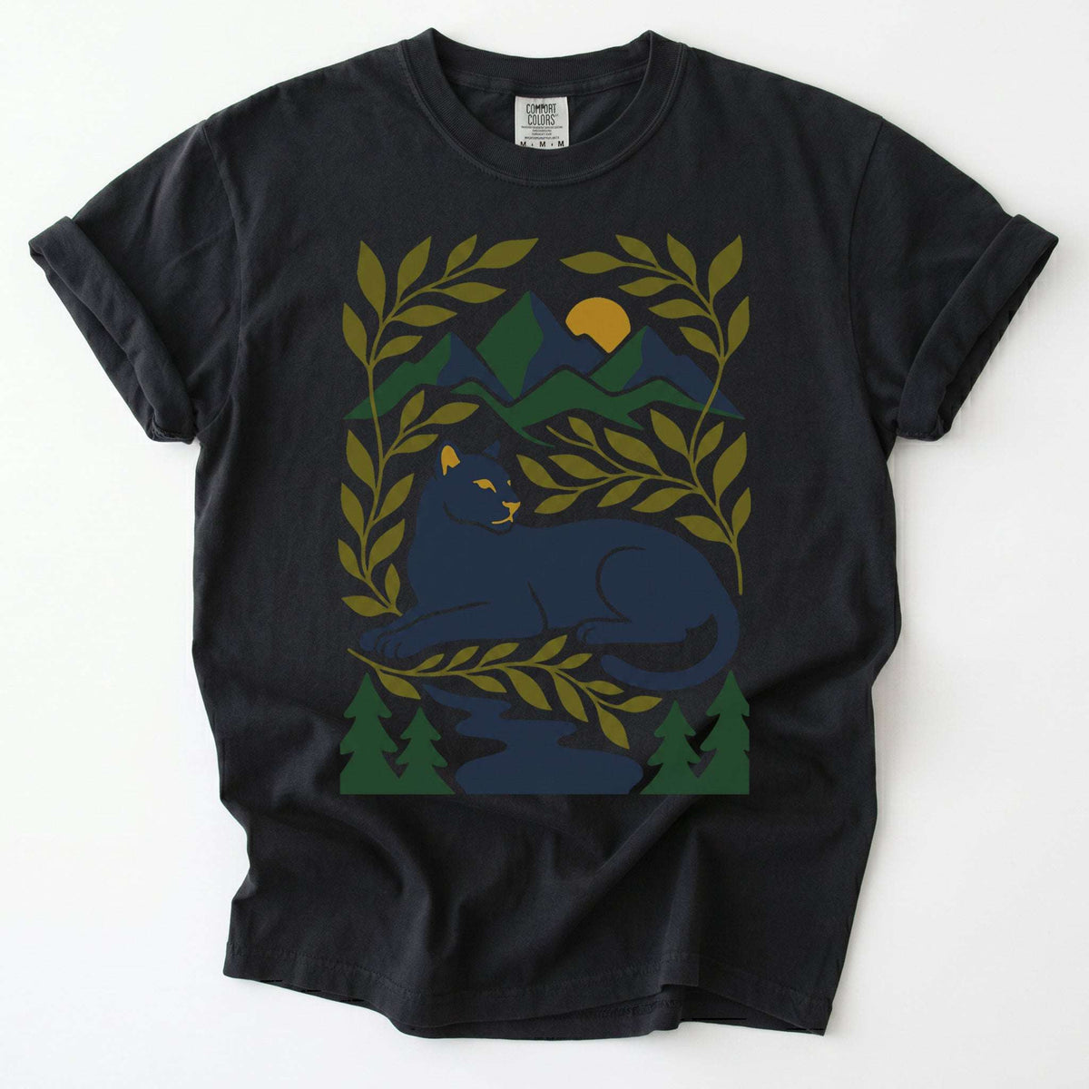 Wilderness Panther Vintage Washed T-Shirt