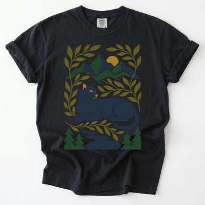 Wilderness Panther Vintage Washed T-Shirt