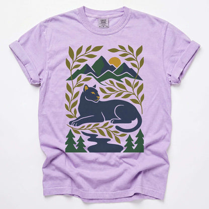 Wilderness Panther Vintage Washed T-Shirt