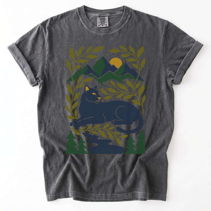 Wilderness Panther Vintage Washed T-Shirt