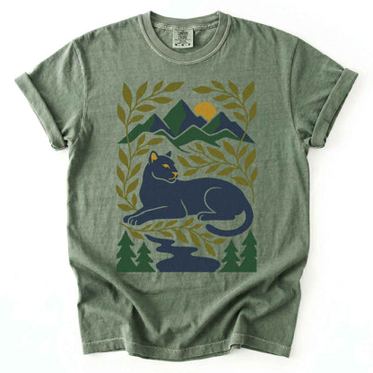 Wilderness Panther Vintage Washed T-Shirt