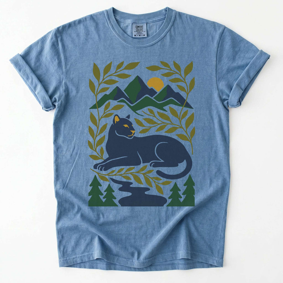 Wilderness Panther Vintage Washed T-Shirt