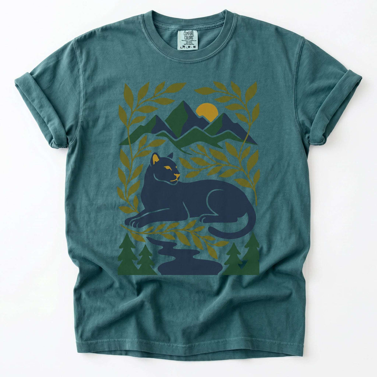 Wilderness Panther Vintage Washed T-Shirt