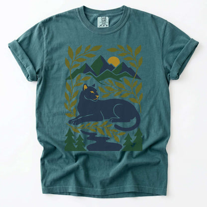 Wilderness Panther Vintage Washed T-Shirt