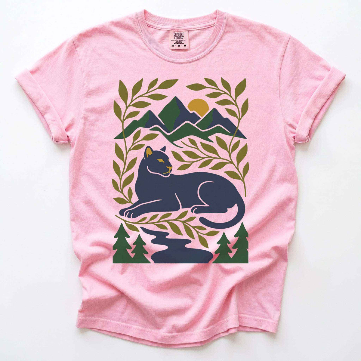 Wilderness Panther Vintage Washed T-Shirt