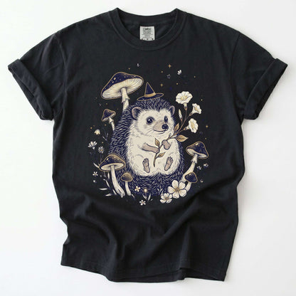Witchy Hedgehog Vintage Washed T-Shirt
