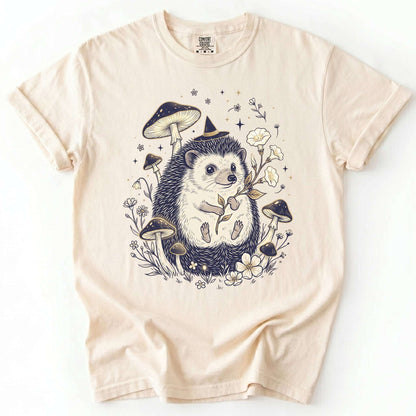 Witchy Hedgehog Vintage Washed T-Shirt