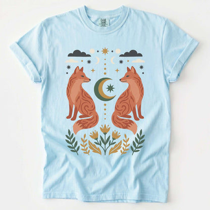 Woodland Foxes Vintage Washed T-Shirt