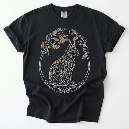 Woodland Lynx Vintage Washed T-Shirt