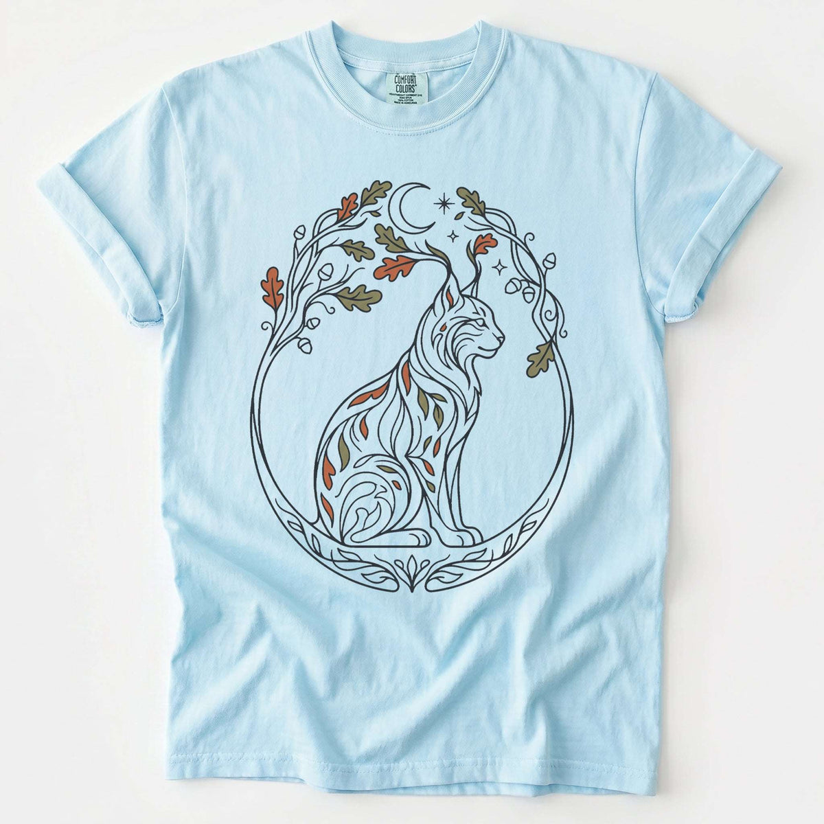 Woodland Lynx Vintage Washed T-Shirt