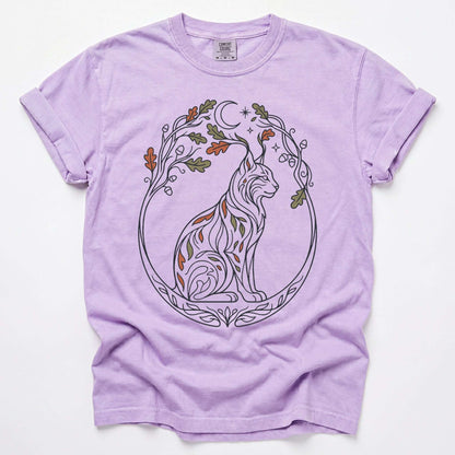 Woodland Lynx Vintage Washed T-Shirt