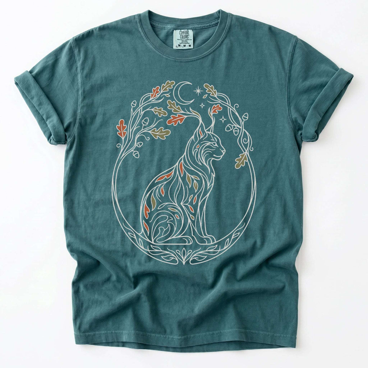 Woodland Lynx Vintage Washed T-Shirt