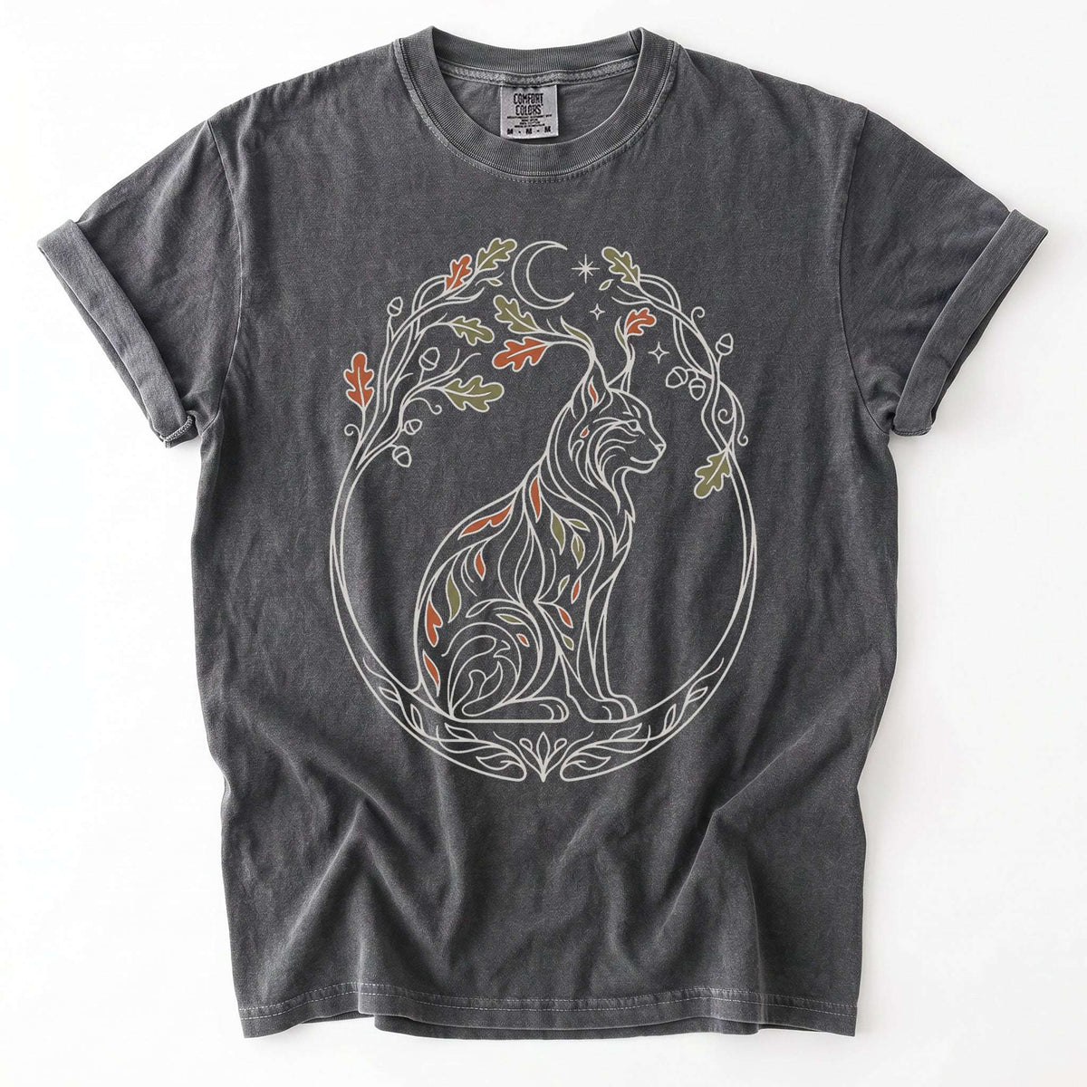 Woodland Lynx Vintage Washed T-Shirt