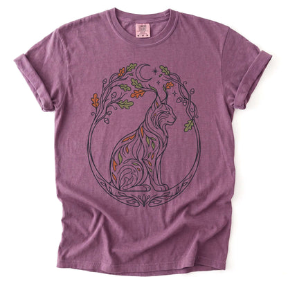 Woodland Lynx Vintage Washed T-Shirt