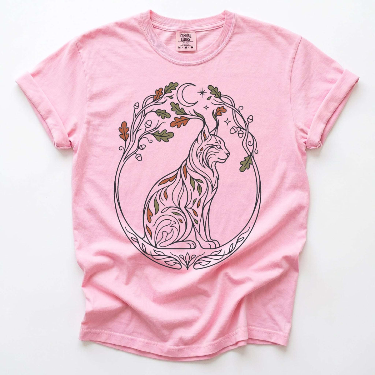 Woodland Lynx Vintage Washed T-Shirt