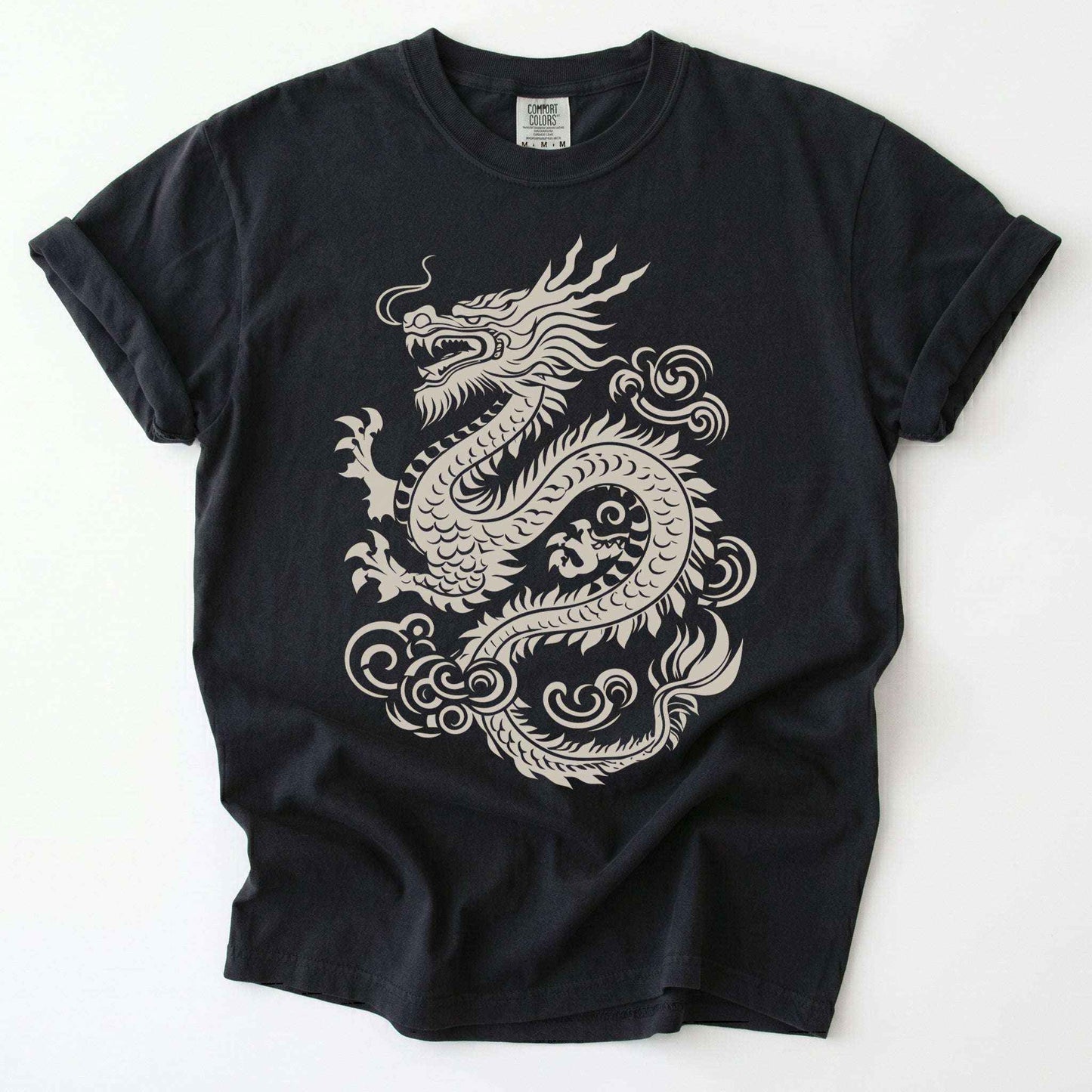 Traditional Ink Dragon Vintage Washed T-Shirt