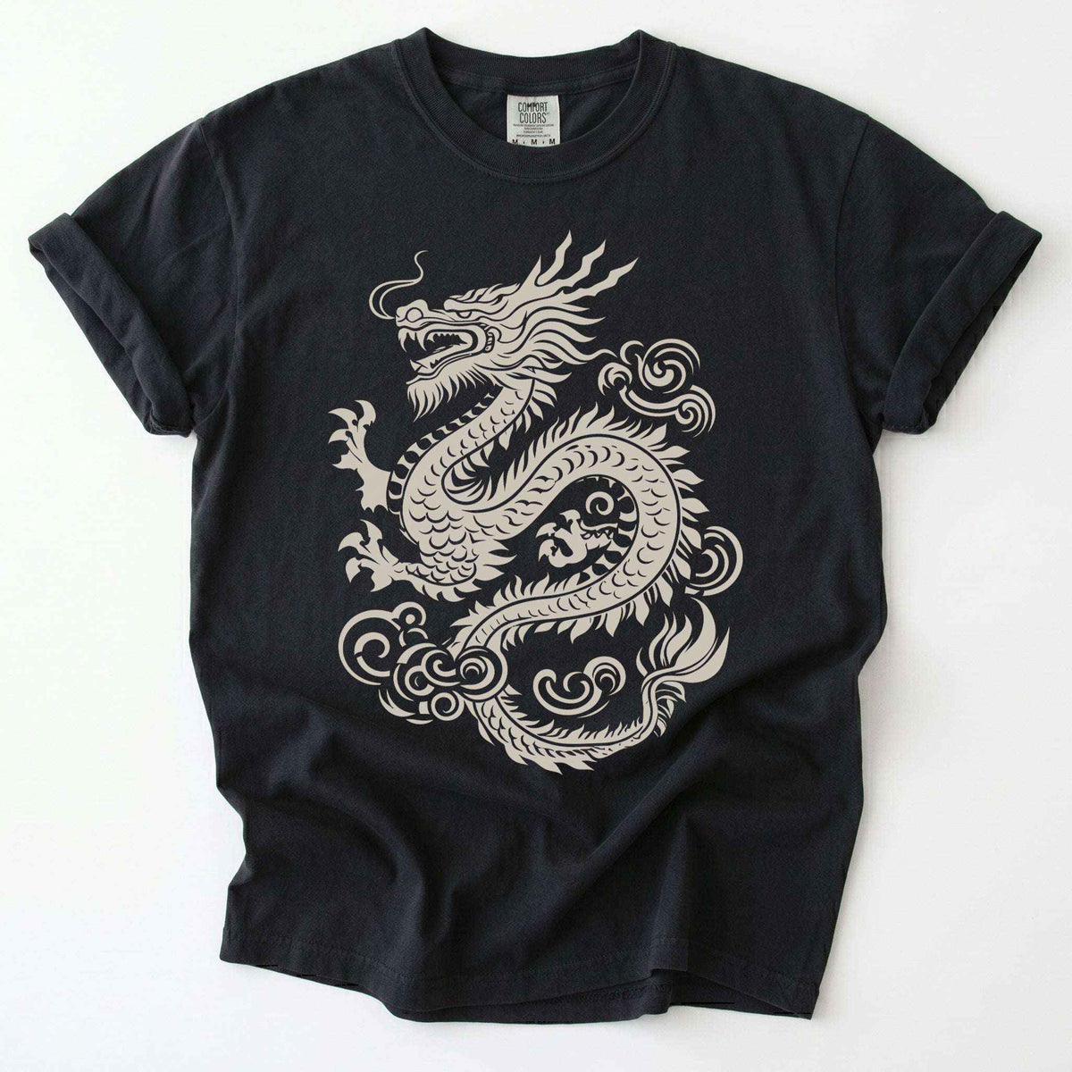 Traditional Ink Dragon Vintage Washed T-Shirt