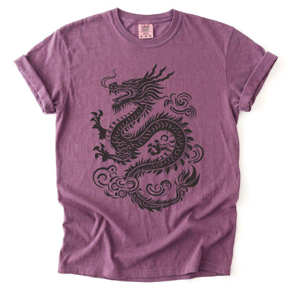 Traditional Ink Dragon Vintage Washed T-Shirt
