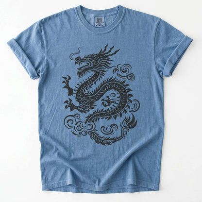 Traditional Ink Dragon Vintage Washed T-Shirt