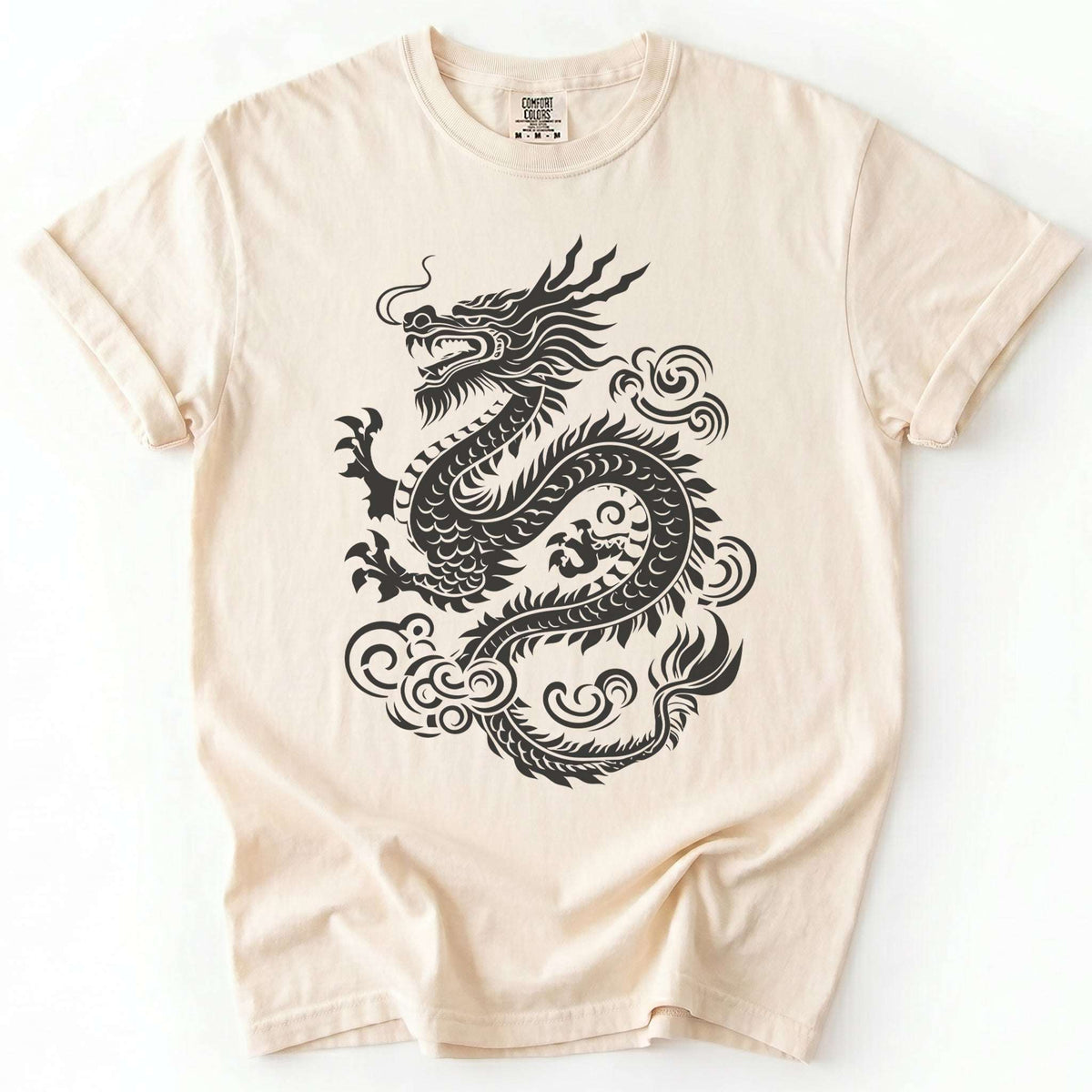 Traditional Ink Dragon Vintage Washed T-Shirt