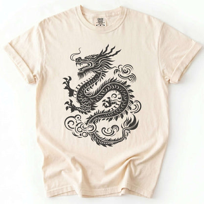 Traditional Ink Dragon Vintage Washed T-Shirt