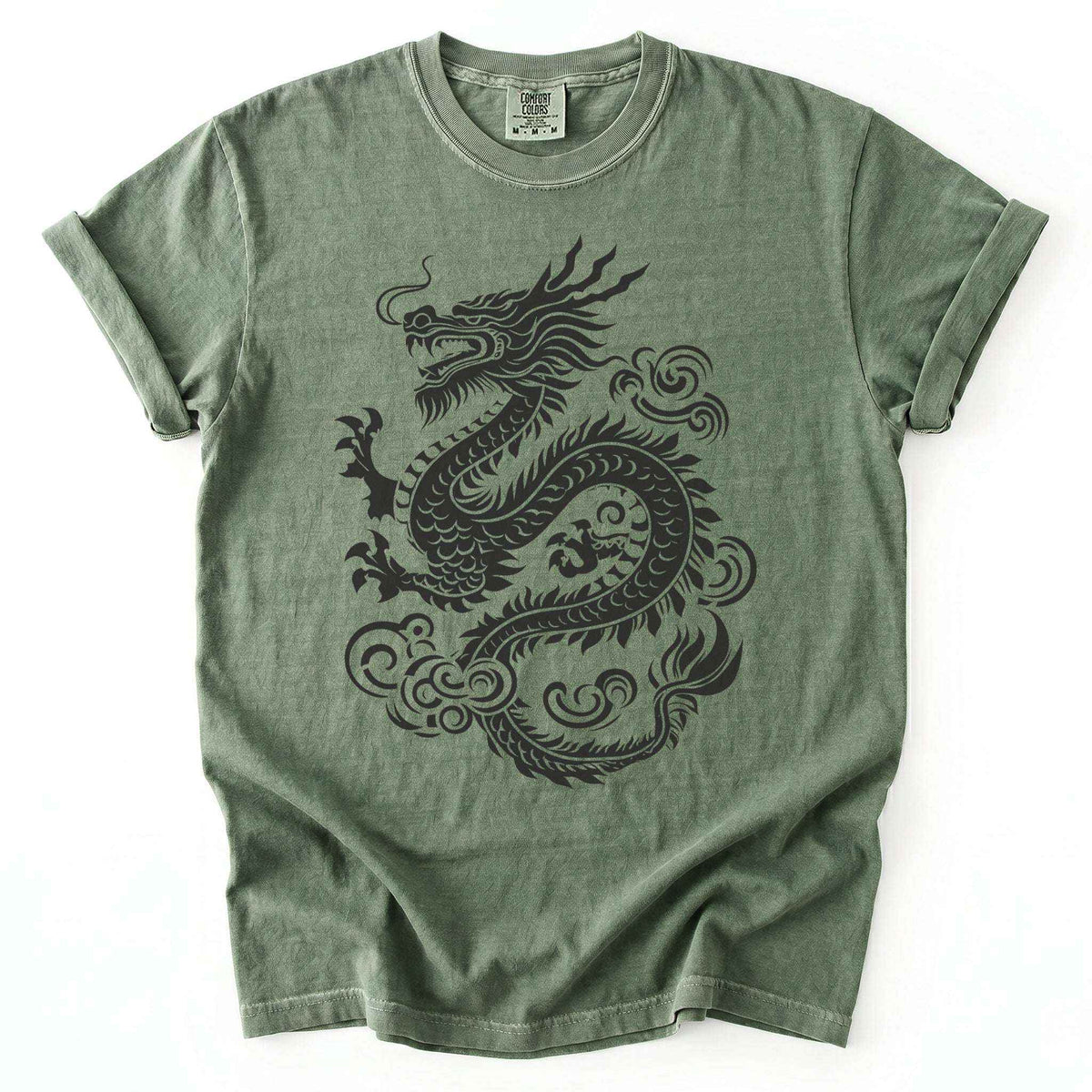 Traditional Ink Dragon Vintage Washed T-Shirt