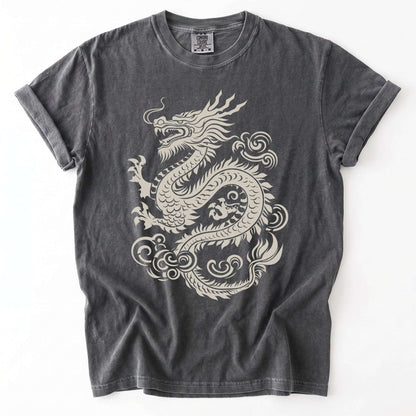 Traditional Ink Dragon Vintage Washed T-Shirt
