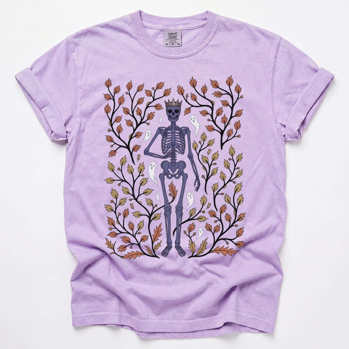 Autumn Skeleton King Vintage Washed T-Shirt