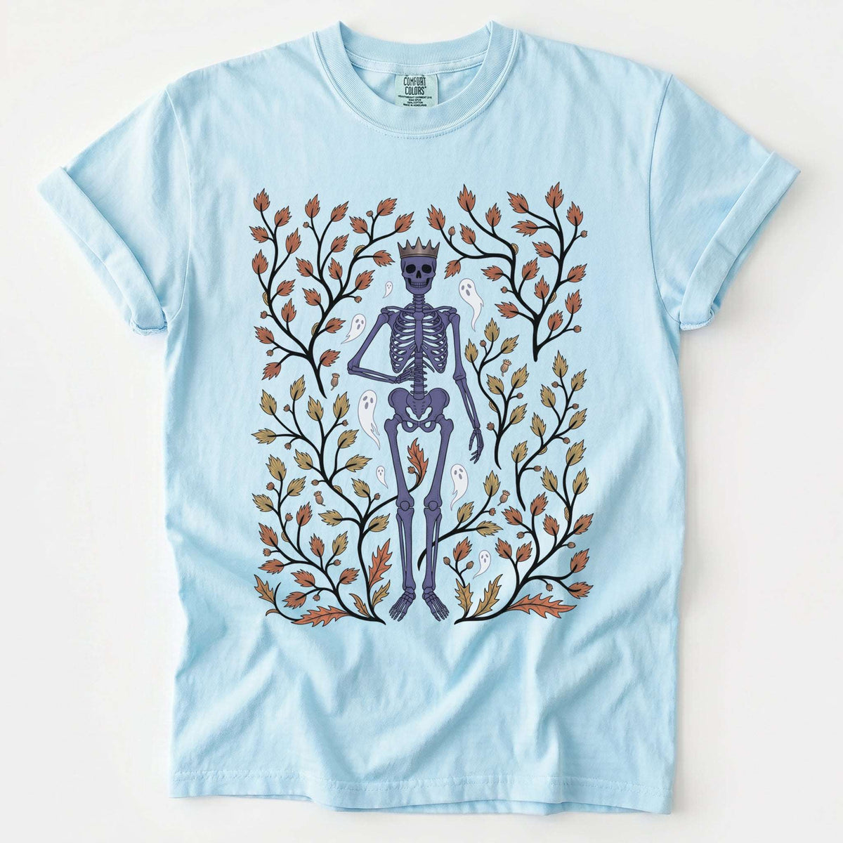 Autumn Skeleton King Vintage Washed T-Shirt