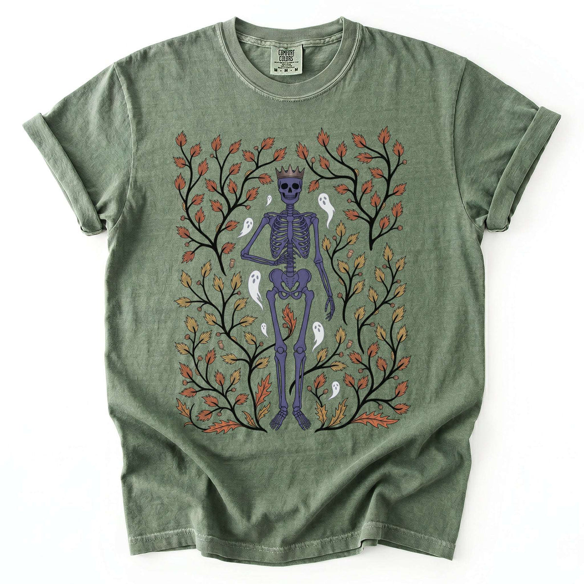 Autumn Skeleton King Vintage Washed T-Shirt