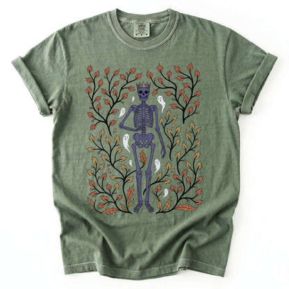 Autumn Skeleton King Vintage Washed T-Shirt