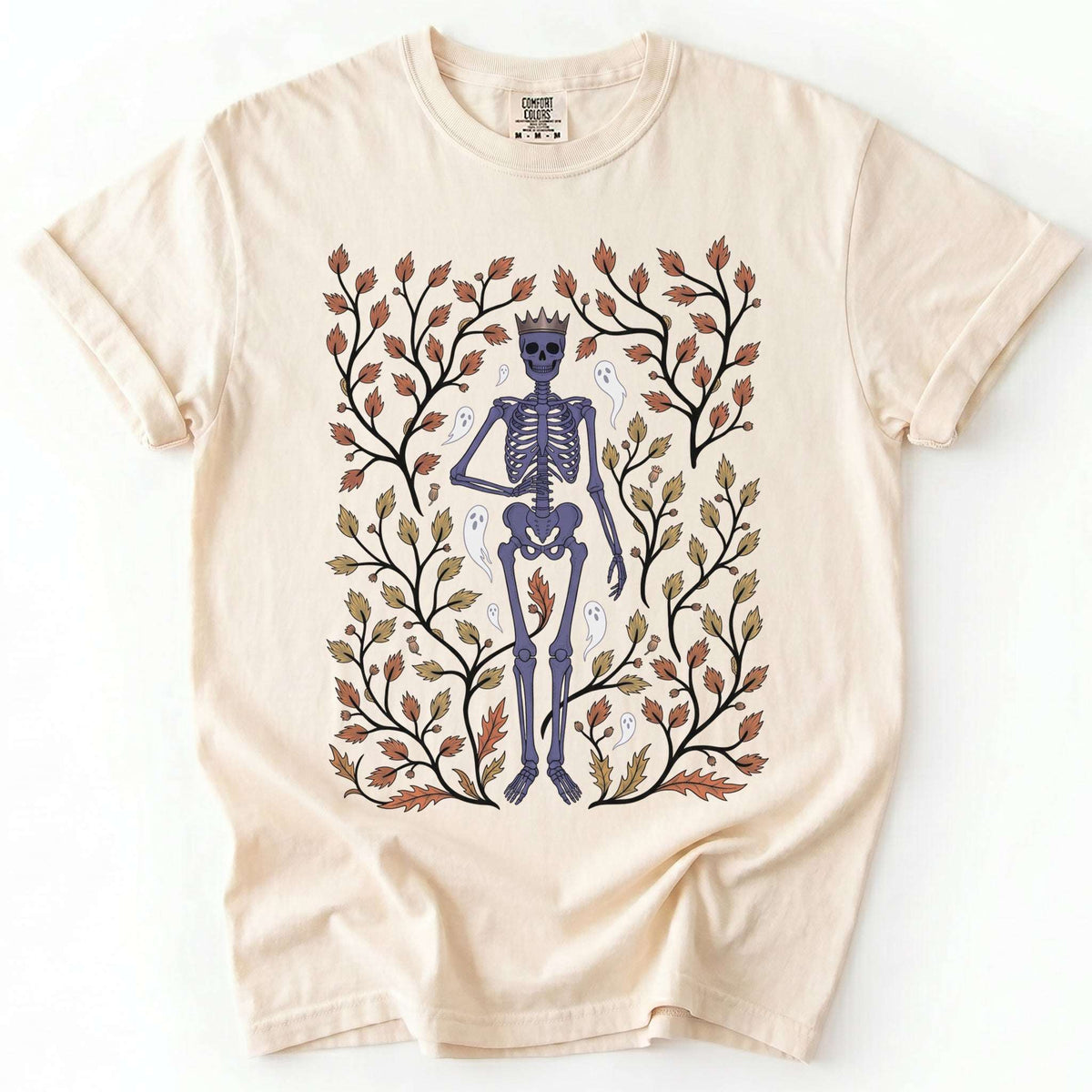 Autumn Skeleton King Vintage Washed T-Shirt