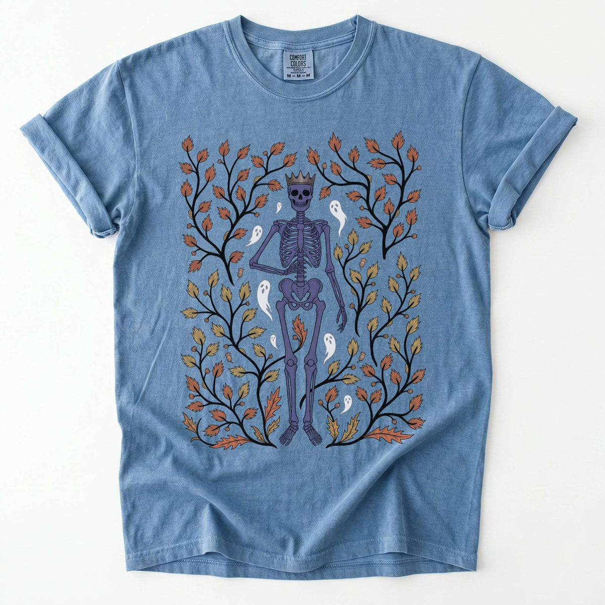 Autumn Skeleton King Vintage Washed T-Shirt