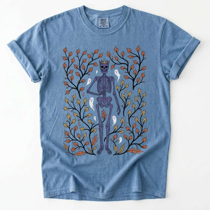 Autumn Skeleton King Vintage Washed T-Shirt