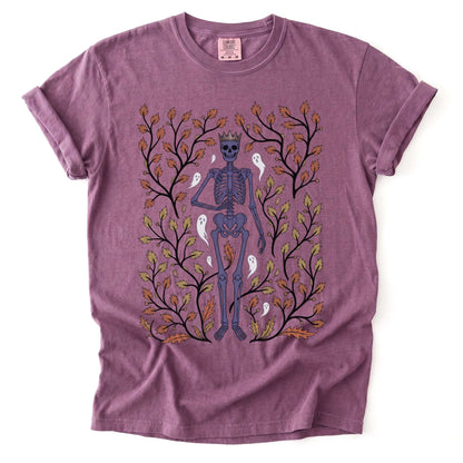 Autumn Skeleton King Vintage Washed T-Shirt