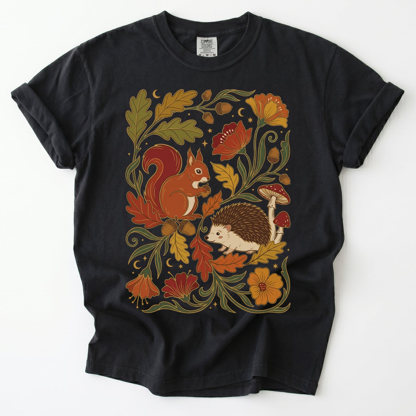 Autumn Woodland Vintage Washed T-Shirt