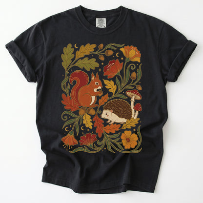Autumn Woodland Vintage Washed T-Shirt