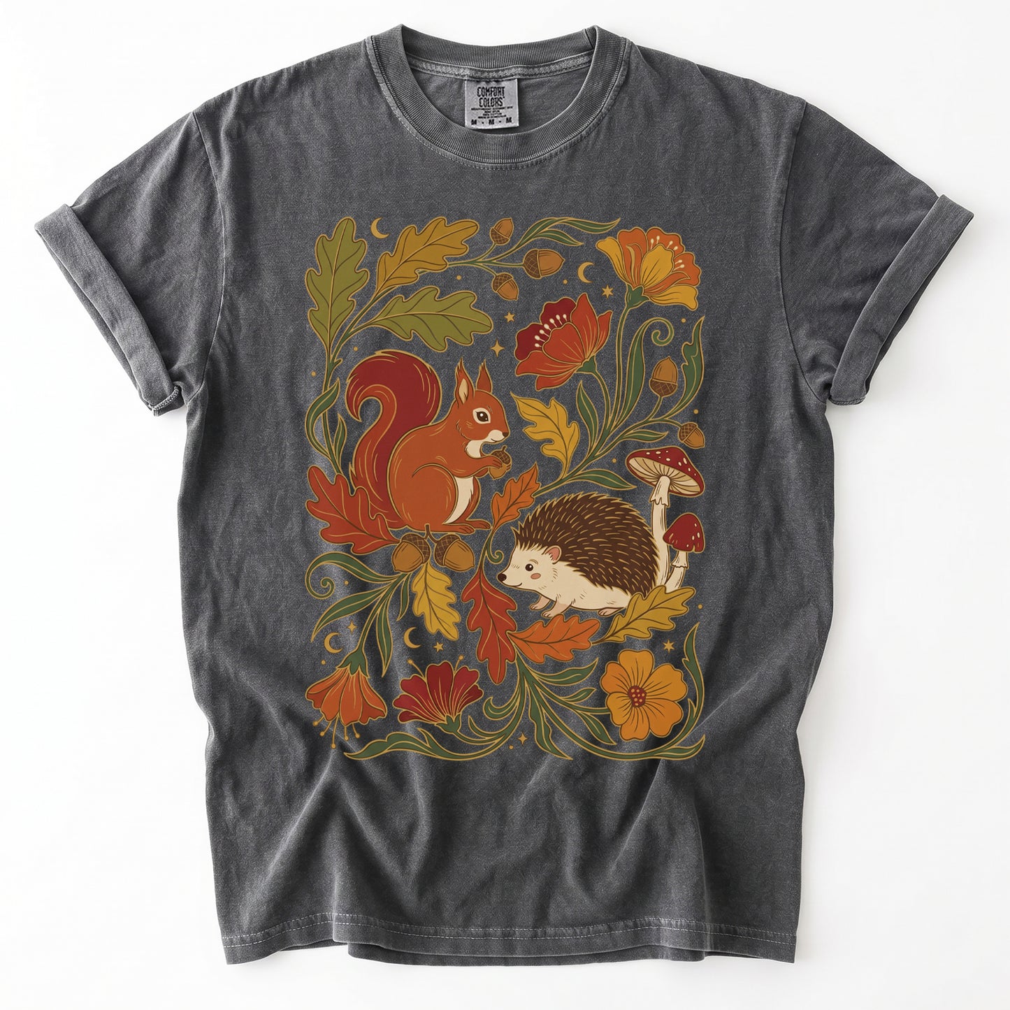 Autumn Woodland Vintage Washed T-Shirt
