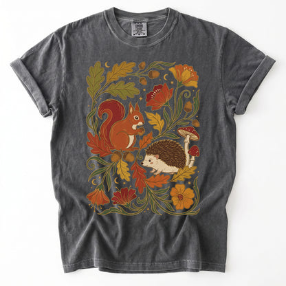 Autumn Woodland Vintage Washed T-Shirt