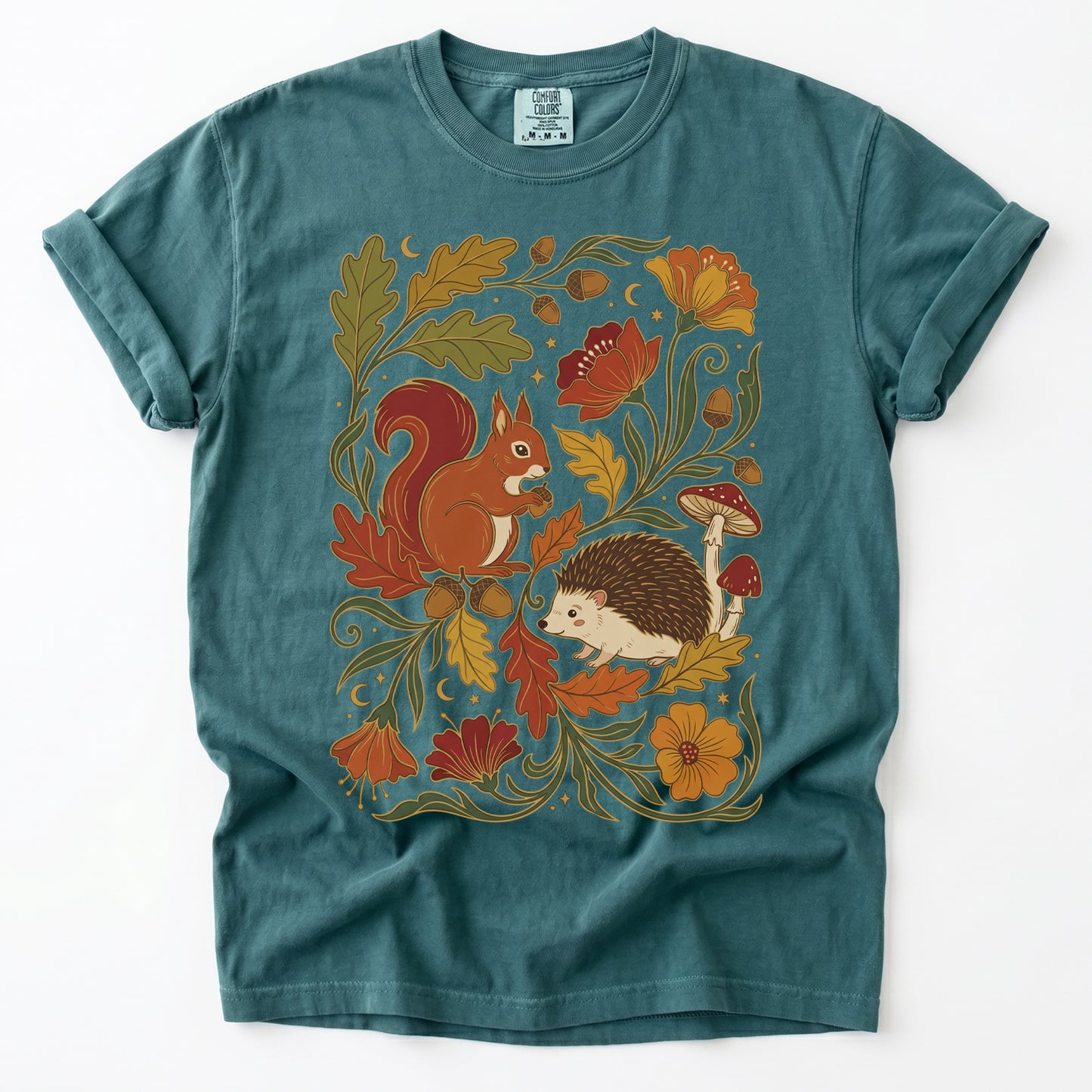 Autumn Woodland Vintage Washed T-Shirt